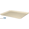 Molded Fiberglass Toteline Conveyor/Assembly Tray 26"Lx18"Wx1-1/8"H White - Pkg Qty 12
