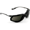 3M™ Virtua™ Protective Eyewear with Foam Gasket, Black Frame, Gray Lens