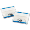 3M Post-it® Durable Tabs 686F-50BL, 2 in x 1.5 in (50,8 mm x 38 mm) Blue, 50 Tabs/Pack - Pkg Qty 4