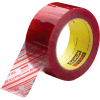 3M 3779 Security Message Carton Sealing Tape 2" x 110 Yds. 1.9 Mil Clear/Red - Pkg Qty 36