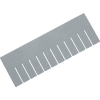 Global Industrial Length Divider DL92060 for Plastic Dividable Grid Container DG92060, Qty 6