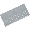Global Industrial Length Divider DL92080 for Plastic Dividable Grid Container DG92080, Qty 6