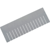 Global Industrial Length Divider DL93080 for Plastic Dividable Grid Container DG93080, Qty 6