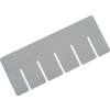 Global Industrial Width Divider DS91035 for Plastic Dividable Grid Container DG91035, Qty 6
