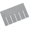 Global Industrial Width Divider DS91050 for Plastic Dividable Grid Container DG91050, Qty 6