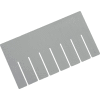 Global Industrial™ Width Divider DS92060 for Plastic Dividable Grid Container DG92060, Qty 6