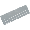 Global Industrial Width Divider DS93060 for Plastic Dividable Grid Container DG93060, Qty 6
