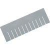 Global Industrial™ Width Divider DS93060 for Plastic Dividable Grid Container DG93060, Qty 6