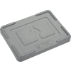 Global Industrial™ Lid COV91000 for Plastic Dividable Grid Container, 10-7/8"L x 8-1/4"W, Gray - Pkg Qty 10