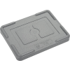 Global Industrial Lid COV91000 for Plastic Dividable Grid Container, 10-7/8"L x 8-1/4"W, Gray - Pkg Qty 10