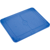 Global Industrial™ Lid COV93000 for Plastic Dividable Grid Container, 22-1/2"L x 17-1/2"W, Blue - Pkg Qty 3
