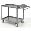 Jamco Order Picking Cart, 2 Tray Shelves, 24"Wx48"L, 1200 Lbs. Cap.