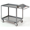 Jamco Order Picking Cart w/2 Shelves, 1200 lb. Capacity, 48"L x 24"W x 35"H, Gray