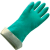 Flock Lined Large Nitrile Gloves - 22 Mil Size 9 - 1 Pair
