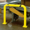 Tubular Steel Machinery Guard Protects Valuable Warehouse Racking and Equipment