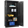 Global Industrial EZ Assemble Storage Cabinet, 36"Wx18"Dx72"H, Black, Unassembled
