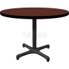 Allied Plastics Round Restaurant Table - 42" - Mahogany