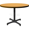Allied Plastics Round Restaurant Table - 42" - Oak
