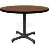 Allied Plastics Round Restaurant Table - 42" - Walnut