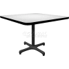 Allied Plastics Square Restaurant Table - 42" - Gray