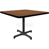 Allied Plastics Square Restaurant Table - 42" - Walnut