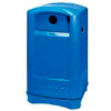 Rubbermaid Plaza® Bottle and Can Recycling Container, Blue