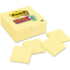 Post-it® Notes Super Sticky Notes 65424SSCY, 3" x 3", Canary Yellow, 90 Sheets/Pad, 24/Pack
