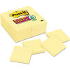 Post-it&#174; Notes Super Sticky Notes 65424SSCY, 3&quot; x 3&quot;, Canary Yellow, 90 Sheets/Pad, 24/Pack