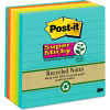 Post-it® Super Sticky Notes 6756SSNRP, 4" x 4", Farmers Market, 90-Sheets, 6/Pack