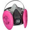 3M™ Half Facepiece Reusable Respirator Assembly 6291/07001(AAD), P100, Medium