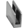 Lavi Industries, Satin Stainless Steel Flat Back Glass Clip For 1/2" Glass