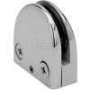 Lavi Industries, Glass Grip, Flat Back, Polished Stainless Steel