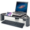 Aidata CS-1010 Corner Monitor/Laptop Stand with Smart Device Slot