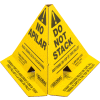 Global Industrial Trilingual "Do Not Stack" Pallet Cones - 50 Pack