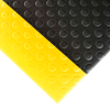 NoTrax® Bubble Sof-Tred Anti Fatigue Mat 1/2" Thick 3' x 5' Black/Yellow Border