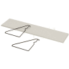 Interion® 48"W Accessory Shelf For Computer Workstation, Gray