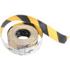 Anti-Slip Traction Yellow/Black Hazard Striped Tape Roll, 2" x 60'