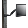 Global Industrial™ Gas Spring LED/LCD Flat Panel Monitor Arm with VESA Plate, Black
