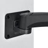 Gas Spring LED/LCD Flat Panel Monitor Arm with VESA Mounting Plate, Black