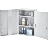 Global Industrial™ Medium Stainless Steel Narcotics Cabinet With Double Door/Double Lock