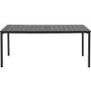 Interion® 70in Rectangular Outdoor Dining Table, Black
																			