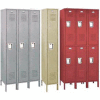 Penco 68101R-028-KD Vanguard Locker Recessed Single Tier 18x18x72 1 Door Unassembled Gray