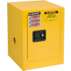 Justrite Flammable 4 Gallon Liquid Cabinet Manual Single Door Vertical Storage