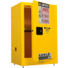 Justrite Flammable Liquid Cabinet, 12 Gallon, Manual Single Door Vertical Storage