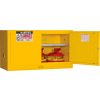 Flammable Liquid Piggyback Cabinet Manual 2 Door Vertical Storage