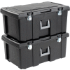 Footlocker Wheeled Storage Tote 22 Gallon 31-1/8x17-1/2x13-7/8