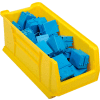 Akro-Mils Super-Size AkroBin® 30287 - Stacking Bin 11"W x 23-7/8"D x 10"H Yellow - Pkg Qty 4