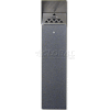 Hooded Top Tower Outdoor Ashtray Black Textured