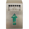 Wall Mount Bin Outdoor Ashtray Stainless Steel