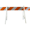 Econocade Traffic Barricade A-Frame 6 Ft With 1 Rail